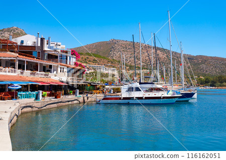 Boats and yachts at Datca marina in Turkey 116162051