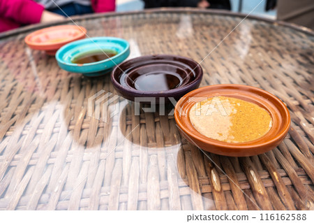 Small Moroccan Tagines, Traditional Color Morocco Pottery, African Souvenir, Moroccan Food 116162588