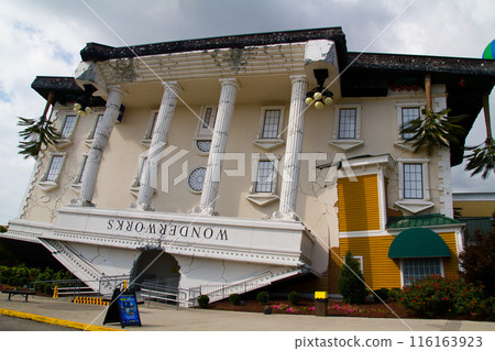 Upside Down Architecture at Wonderworks, Playful Tourist Attraction in Tennessee 116163923