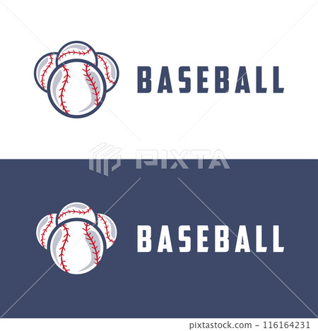 Modern vector baseball logo baseball softball sport simple bat and ball template illustration Modern vector baseball logo baseball softball sport simple bat and ball template illustration 116164231