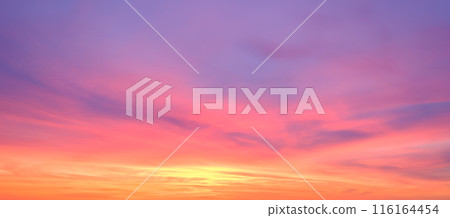 Sunset sky background 116164454