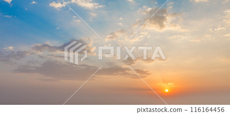 Sunset sky background Sunset sky background 116164456