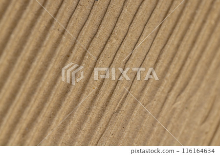 old crumpled and damaged waste paper cardboard 116164634