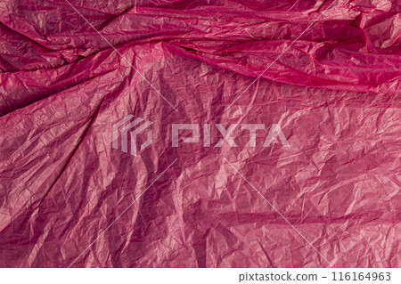 beautiful crumpled pink wrapping paper 116164963