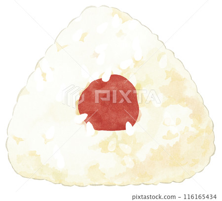 酸梅三角飯糰（有外線）水彩觸感 116165434