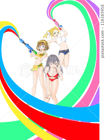 Rainbow Heart Girls 116165958