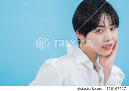 年輕女性的美麗 116167217