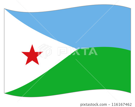 世界國旗 吉布地國旗 世界國旗 吉布地國旗 116167462