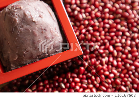 Red beans and bean paste 116167608