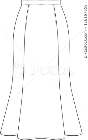 Simple mermaid skirt [hanger illustration] 116167655