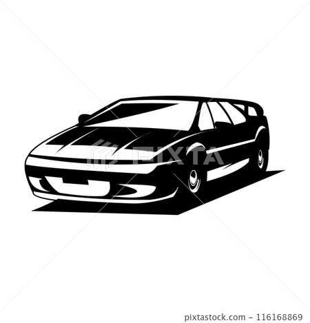 1976 logo Spirit lotus silhouette. appears on a white background with a stunning premium design. best for badges, emblems, icons, stickers designs. available in eps 10 116168869