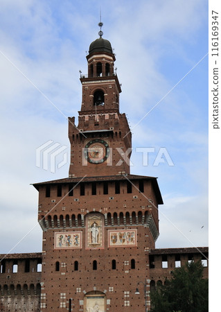 Sforzesco Castle, Milan, Italy 116169347