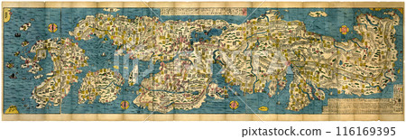 Restoration of old maps of all of Japan from the Edo period (1849) 116169395