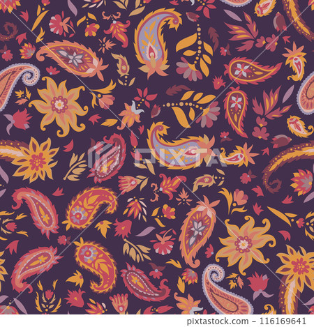 Bright Floral Design on Dark Bright Floral Design on Dark 116169641