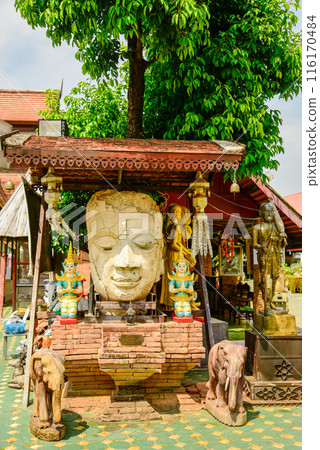 泰式清邁寺廟的美麗風景 116170484