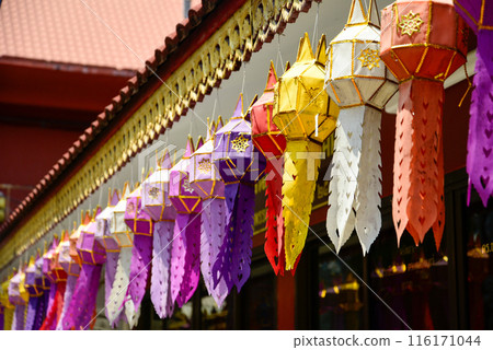 Beautiful scenery of Wat Srisuphan, famous as the Silver Temple in Chiang Mai, Thailand Beautiful scenery of Wat Srisuphan, famous as the Silver Temple in Chiang Mai, Thailand 116171044