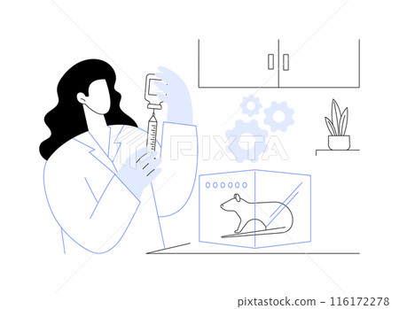 Preclinical research abstract concept vector illustration. Preclinical research abstract concept vector illustration. 116172278