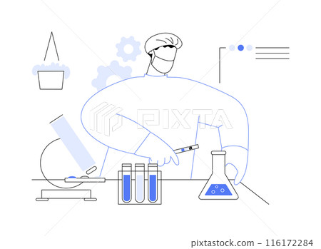 Drug testing abstract concept vector illustration. 116172284