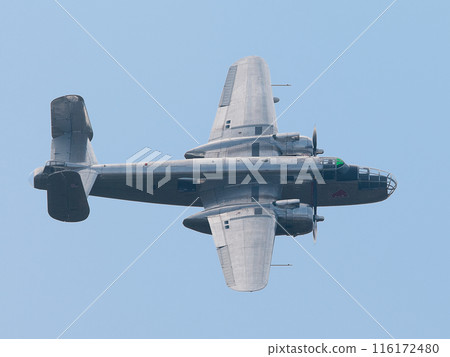 North American B-25J Mitchell bomber in flight 116172480