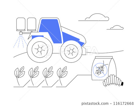 Insecticides abstract concept vector illustration. 116172668