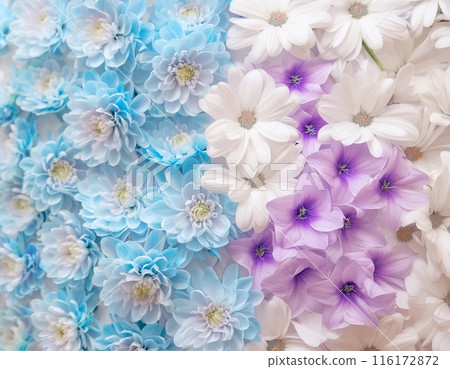 Ornate floral wallpaper 116172872