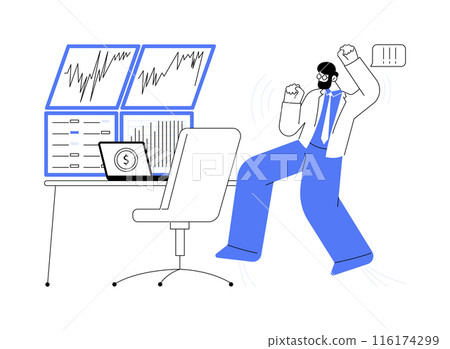 Big profit abstract concept vector illustration. Big profit abstract concept vector illustration. 116174299