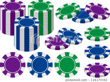 Casino chip illustration collection Casino chip illustration collection 116174342
