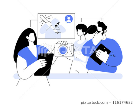 Private detective report abstract concept vector illustration. Private detective report abstract concept vector illustration. 116174682