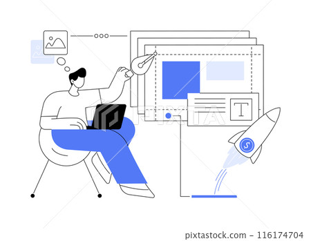 Design department abstract concept vector illustration. Design department abstract concept vector illustration. 116174704