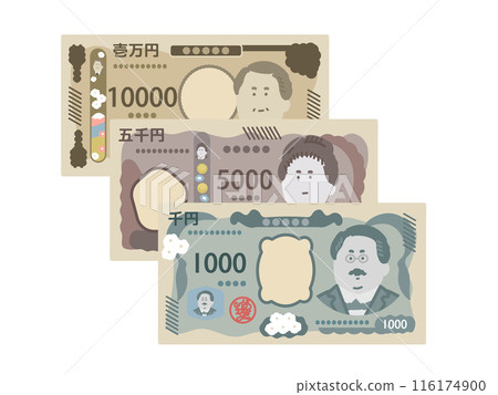 New banknote bill illustration 116174900