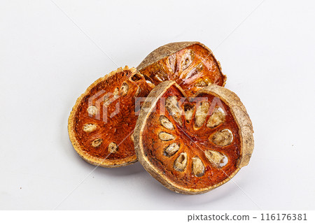 Thai cuisine - dry bael fruit 116176381