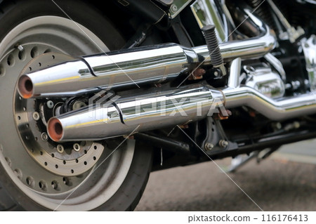 摩托車消聲器圖片 116176413