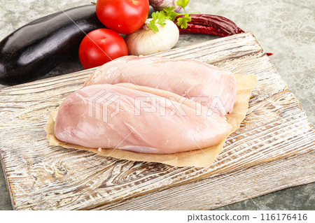 Raw chicken breast for cooking Raw chicken breast for cooking 116176416