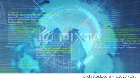 Image of data processing over 6g text 116177153