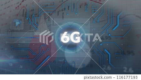 Image of 6g, scope scanning and data processing Image of 6g, scope scanning and data processing 116177193