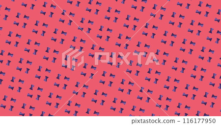 Blue origami birds repeating on pink background fill frame 116177950