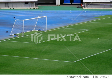 維護良好的草地足球場 116179878