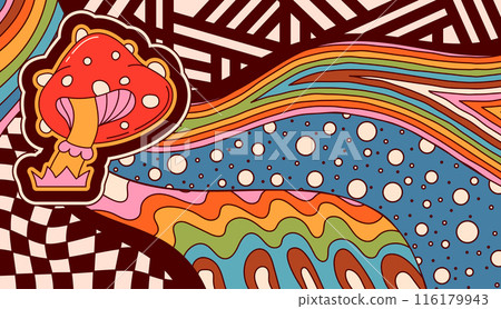 Abstract hippie decor. Abstract hippie decor. 116179943