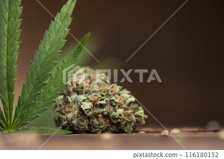 Cannabis and marijuana buds, weed cbd Cannabis and marijuana buds, weed cbd 116180152