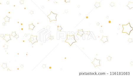 Image of stars falling over white background Image of stars falling over white background 116181083