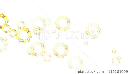 Image of stars falling over white background 116181099