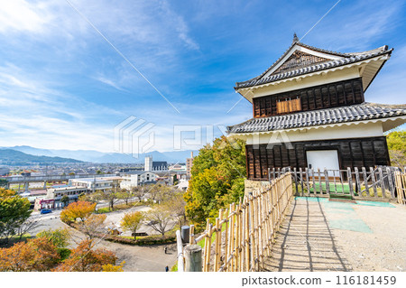 Ueda Castle Ruins Park, View from the West Tower, Ueda Castle Skate Park, Mt. Monomi 116181459