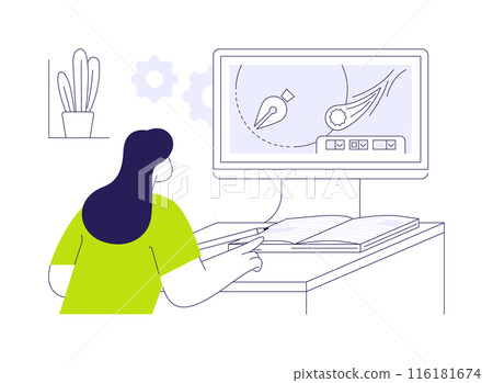 Visual design abstract concept vector illustration. 116181674