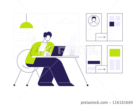 Experience maps abstract concept vector illustration. Experience maps abstract concept vector illustration. 116181689
