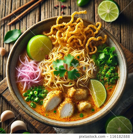 泰國菜 Khao Soi 的插圖 116182888