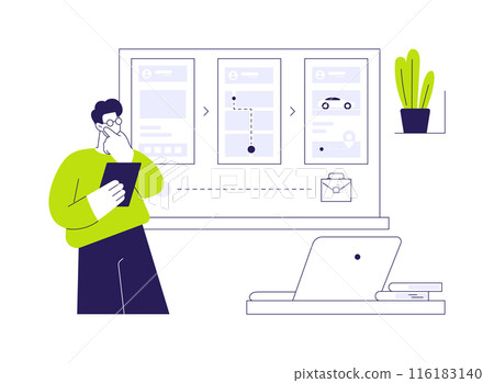 Delivery Plan abstract concept vector illustration. Delivery Plan abstract concept vector illustration. 116183140