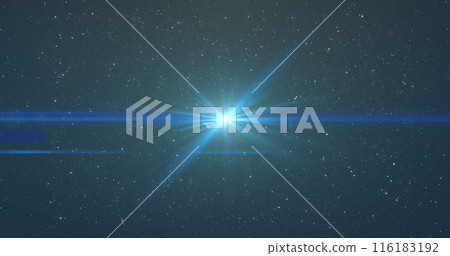 Image of lights blinking over night sky Image of lights blinking over night sky 116183192