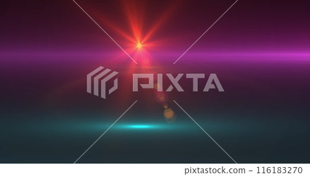 Image of light spots over black background 116183270