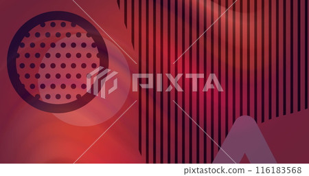 Composition of white sound frequency level meter over red violet violet background Composition of white sound frequency level meter over red violet violet background 116183568