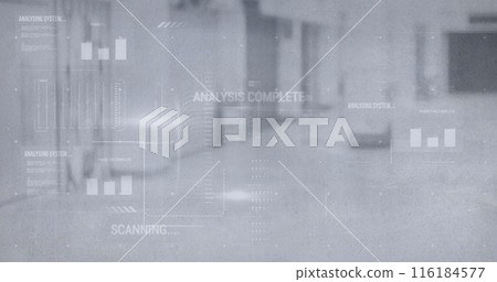 A composite of artificial intelligence, telecommunication, cloud computing, development, and futuris 116184577